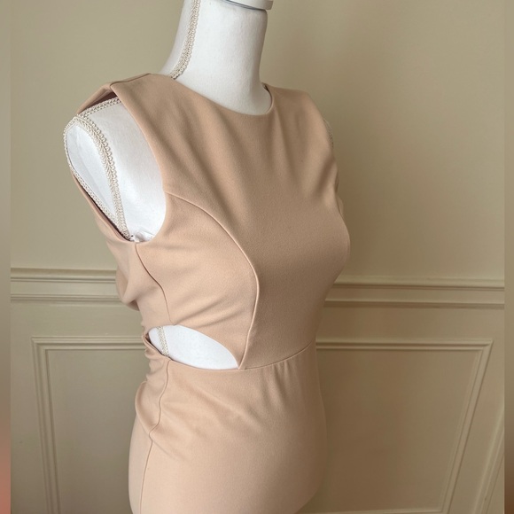 Lulu’s Utterly Smitten Blush Cutout Side Maxi Dress - Picture 3 of 7